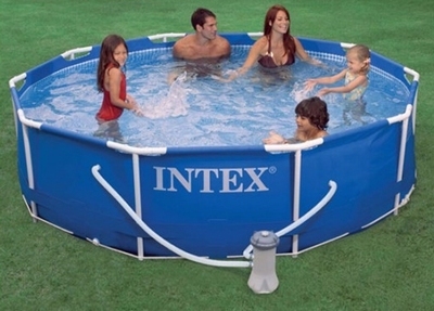 Intex Framepool Rond Zwembad Ø305 cm - 76 cm diep.
